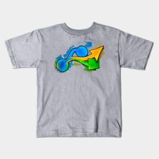 USB Symbol Graffiti Kids T-Shirt